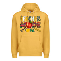 Mustard teacher mode on Premium Hoodie - NancyCooperArtShop