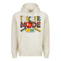 Oatmeal Heather teacher mode on Premium Hoodie - NancyCooperArtShop