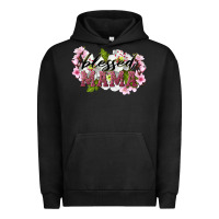 Pigment Black Blessed Mama Urban Hoodie - LillyAllenDesigns