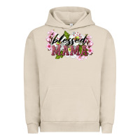 Pigment French Oak Blessed Mama Urban Hoodie - LillyAllenDesigns