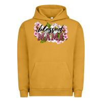 Pigment Peanut Butter Blessed Mama Urban Hoodie - LillyAllenDesigns