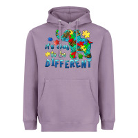 Lavender it's okay to be different elephant autism awareness Heavyweight Hoodie - BarkalooDesign