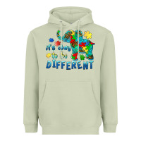 Matcha it's okay to be different elephant autism awareness Heavyweight Hoodie - BarkalooDesign