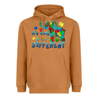 Meerkat it's okay to be different elephant autism awareness Heavyweight Hoodie - BarkalooDesign