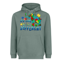 Sage it's okay to be different elephant autism awareness Heavyweight Hoodie - BarkalooDesign