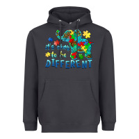 Smoke it's okay to be different elephant autism awareness Heavyweight Hoodie - BarkalooDesign