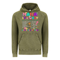Vintage Olive mama it's okay Vintage Hoodie - JahusDesignShop
