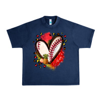 Navy fruits and baseball heart Urban Heavy Tee - Zillion Design Studio
