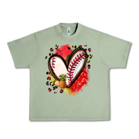 Oil Green fruits and baseball heart Urban Heavy Tee - Zillion Design Studio
