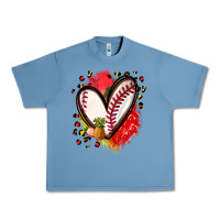Pebble Blue fruits and baseball heart Urban Heavy Tee - Zillion Design Studio