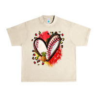 Sandshell fruits and baseball heart Urban Heavy Tee - Zillion Design Studio
