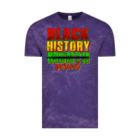 Cloud Purple black history month period juneteenth Vintage Tee - texasbilliewilder