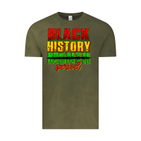 Vintage Olive black history month period juneteenth Vintage Tee - texasbilliewilder