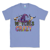 Colony Blue Witches Be Crazy Classic Tee - CowhideDigitalArt