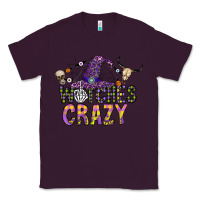 Plum Witches Be Crazy Classic Tee - CowhideDigitalArt