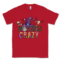 Red Witches Be Crazy Classic Tee - CowhideDigitalArt