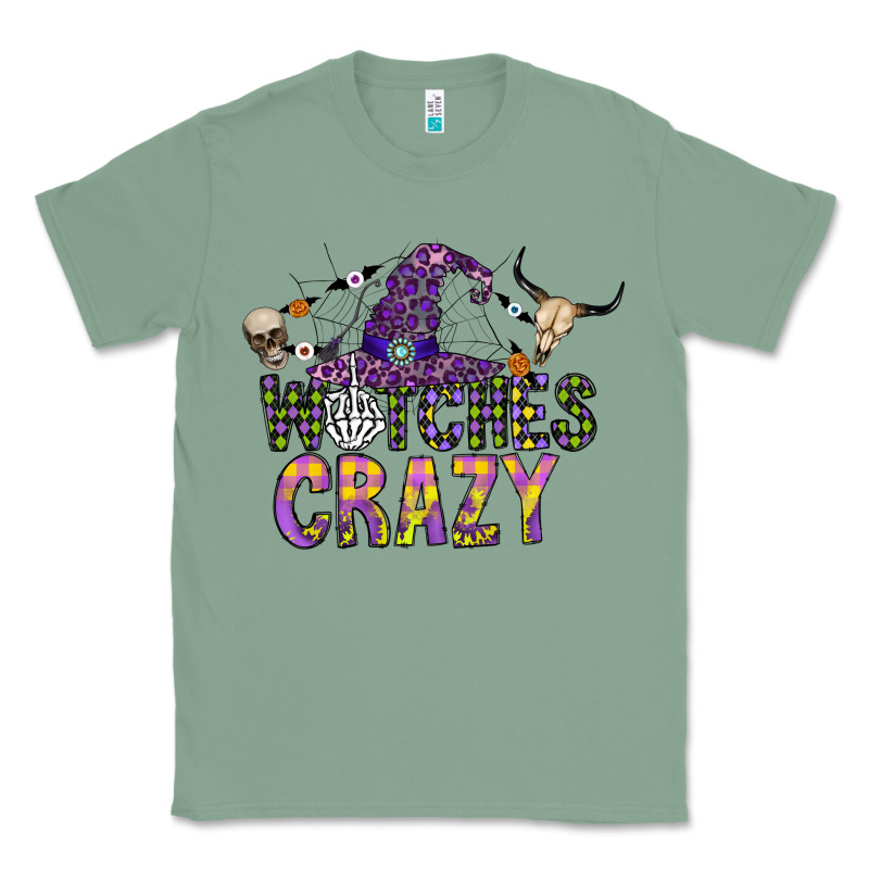 Witches Be Crazy Classic Tee by CowhideDigitalArt | Teevron