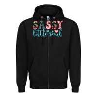 Black sassy little soul Zipper Hoodie - JahusDesignShop