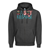 Charcoal Heather sassy little soul Zipper Hoodie - JahusDesignShop