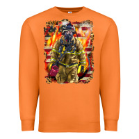 Carrot Firefighter Fire And American Premium Sweatshirt - LillyAllenDesigns
