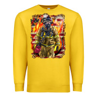 Lemon Firefighter Fire And American Premium Sweatshirt - LillyAllenDesigns