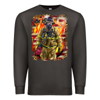 Smoke Firefighter Fire And American Premium Sweatshirt - LillyAllenDesigns