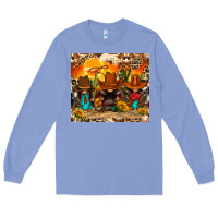 Colony Blue western gnomies Long Sleeve Tee - FaDigitalArtStudio
