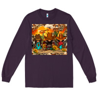 Plum western gnomies Long Sleeve Tee - FaDigitalArtStudio