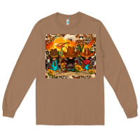 Toasted Coconut western gnomies Long Sleeve Tee - FaDigitalArtStudio