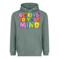 Sage be kind to your mind Heavyweight Hoodie - NancyCooperArtShop