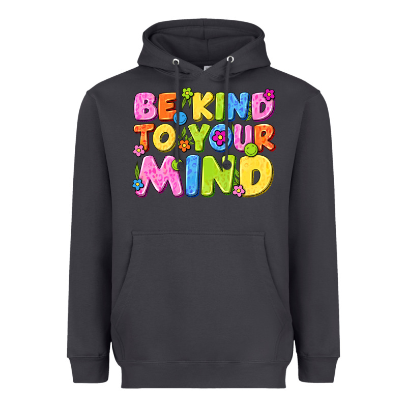 Be Kind To Your Mind Heavyweight Hoodie by NancyCooperArtShop | Teevron