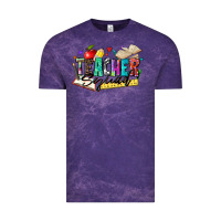Cloud Purple teacher squad Vintage Tee - Zillion Design Studio