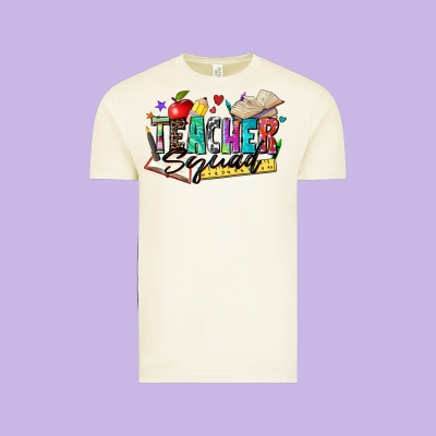 Teacher Squad Vintage Tee Designed By Zillion Design Studio