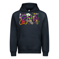 Navy CNA Certified Nursing Assistant Mardi Gras Urban Hoodie - LillyAllenDesigns