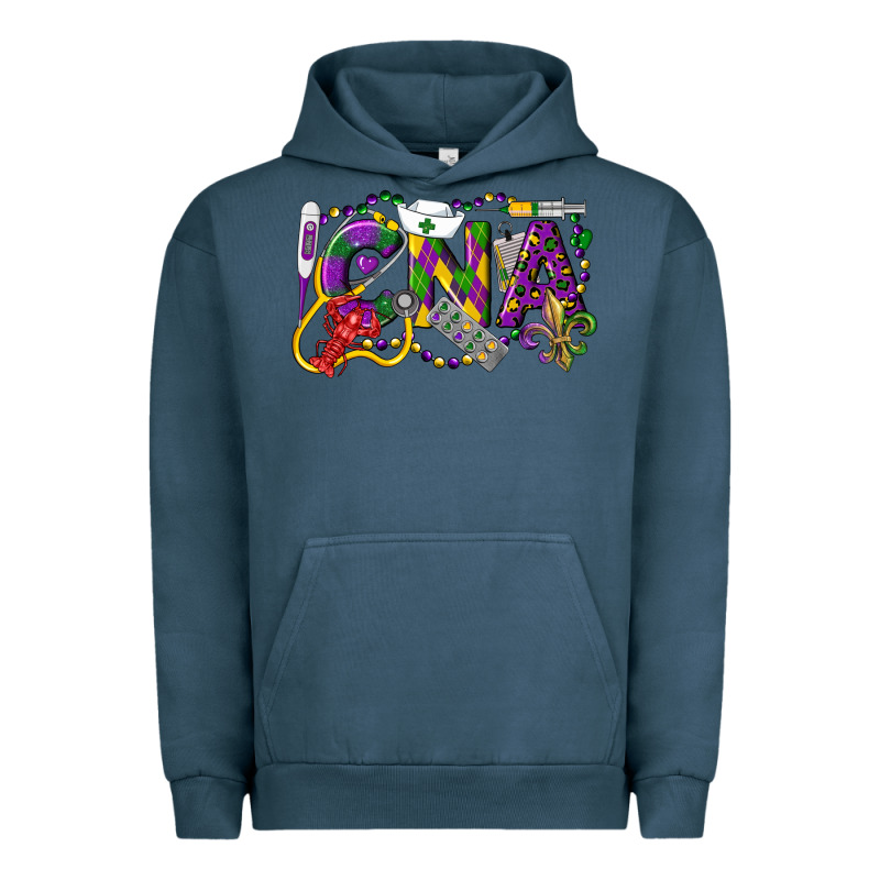 Cna Certified Nursing Assistant Mardi Gras Urban Hoodie by LillyAllenDesigns | Teevron