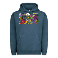 Pigment Midnight Navy CNA Certified Nursing Assistant Mardi Gras Urban Hoodie - LillyAllenDesigns