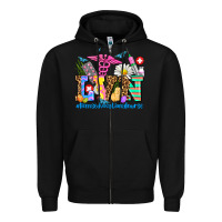 Black easter lvn licensed vocational nurse Zipper Hoodie - AdoDesignShop