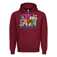 Burgundy easter lvn licensed vocational nurse Zipper Hoodie - AdoDesignShop