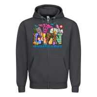 Smoke easter lvn licensed vocational nurse Zipper Hoodie - AdoDesignShop