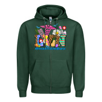 Sports Green easter lvn licensed vocational nurse Zipper Hoodie - AdoDesignShop