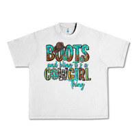 Lunar Rock boots and bling its a cowgirl thing Urban Heavy Tee - texasbilliewilder