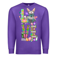 Purple love easter nurse Premium Sweatshirt - NancyCooperArtShop