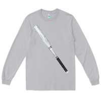 Moon Dust white wooden softball bat Long Sleeve Tee - FaDigitalArtStudio