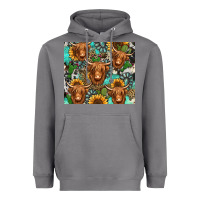 Storm long haired shaggy cow western Heavyweight Hoodie - Jasminsmagicworld
