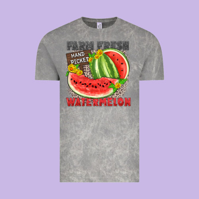 Farm Fresh Watermelon Vintage Tee Designed By Zillion Design Studio