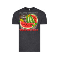 Vintage Black farm fresh watermelon Vintage Tee - Zillion Design Studio