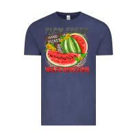 Vintage Denim farm fresh watermelon Vintage Tee - Zillion Design Studio