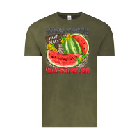 Vintage Olive farm fresh watermelon Vintage Tee - Zillion Design Studio