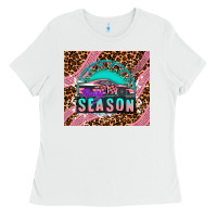 White pink racing car Ladies Tee - AdoDesignShop