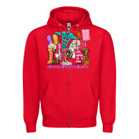 Red easter lpn licensed practical nurse Zipper Hoodie - AdoDesignShop